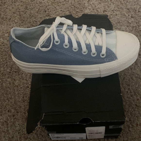 Converse Blue and White Women's Sneakers - Picture 5 of 15